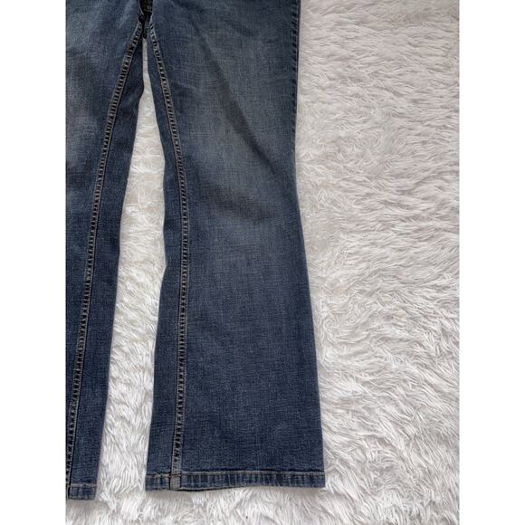 Eddie Bauer women's sz 12P classic blue jeans. Great pair, comf - Picture 3 of 9